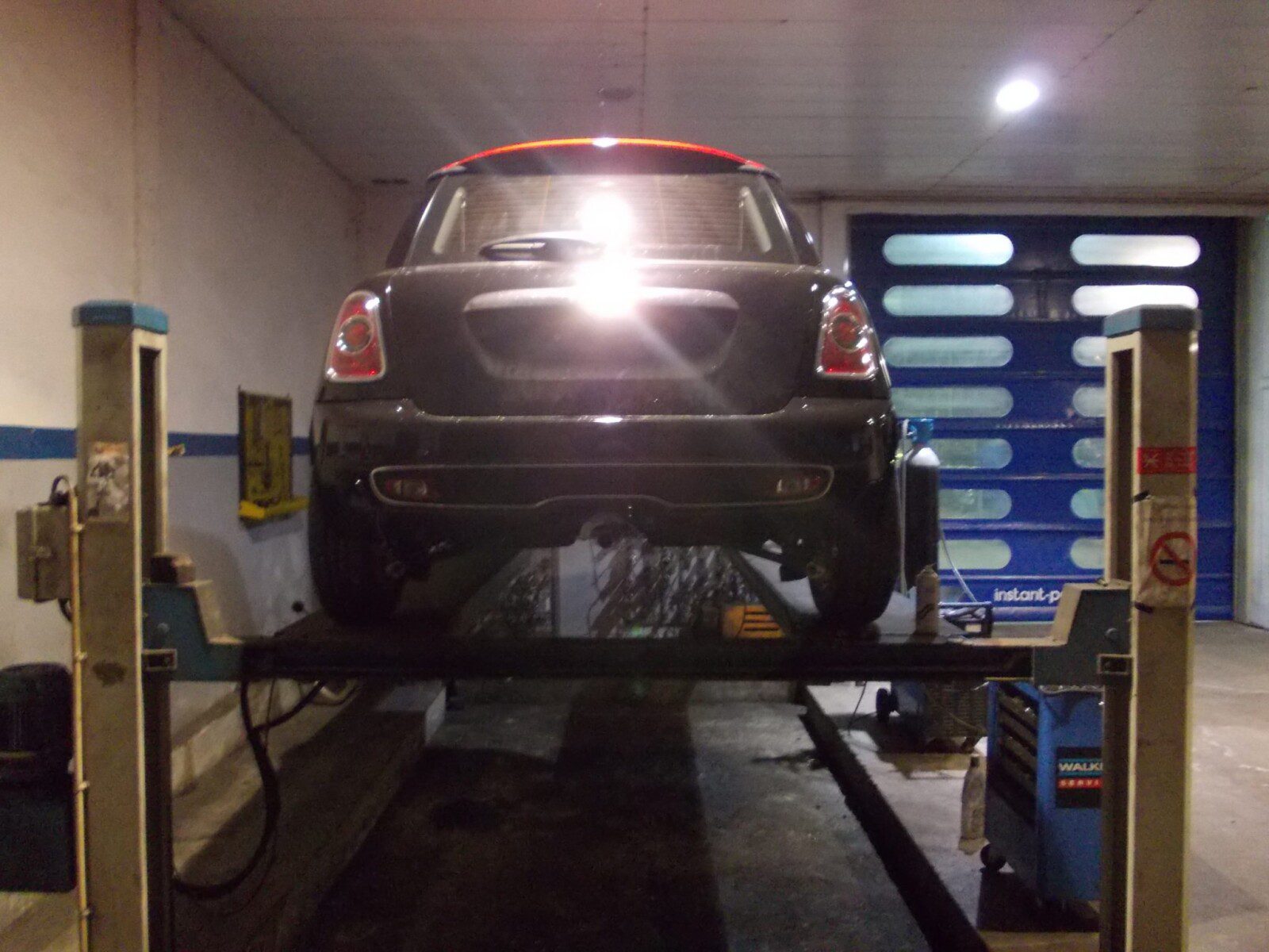 Alteração de uma linha de escape Mini one para Cooper