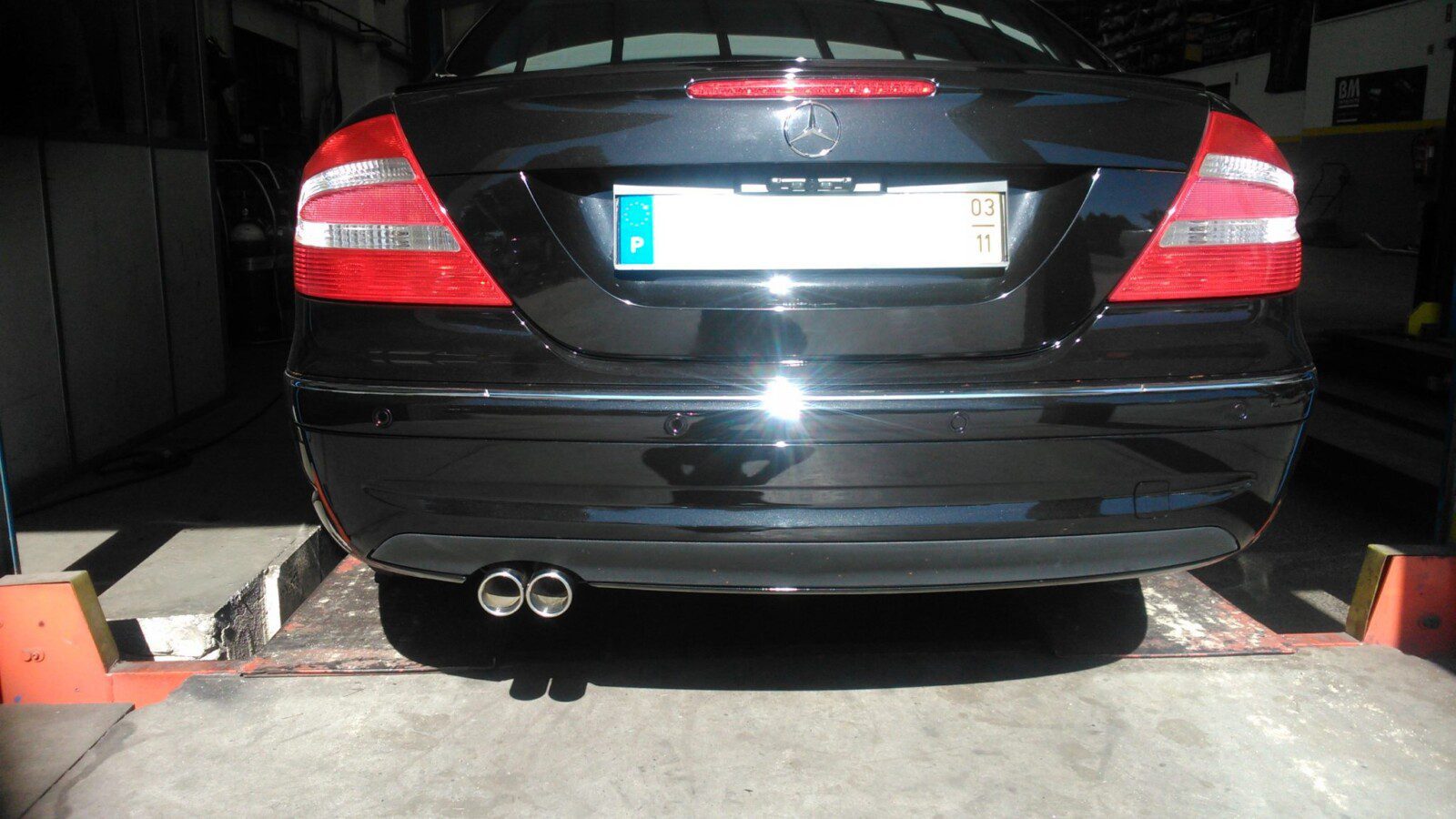 Aplicación de 2 puntas en Mercedes C220