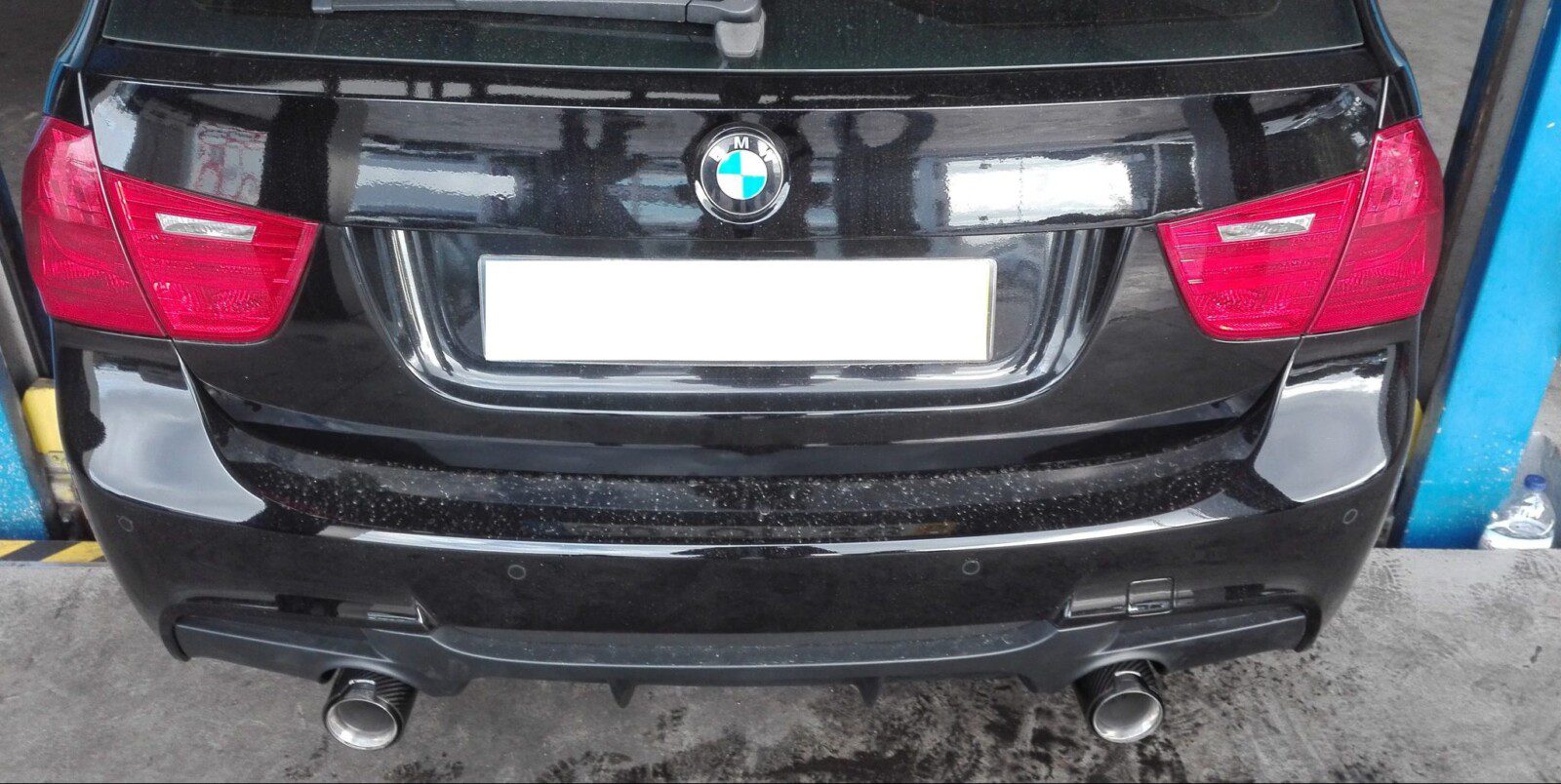 APLICAÇÃO DE LINHA E PONTEIRAS BMW 520D