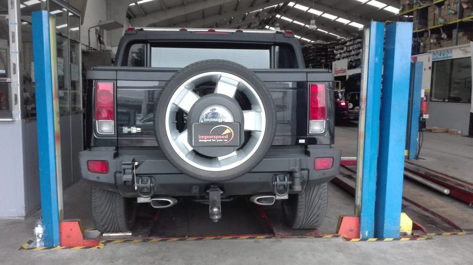 Application for 2 outputs with tips in Hummer