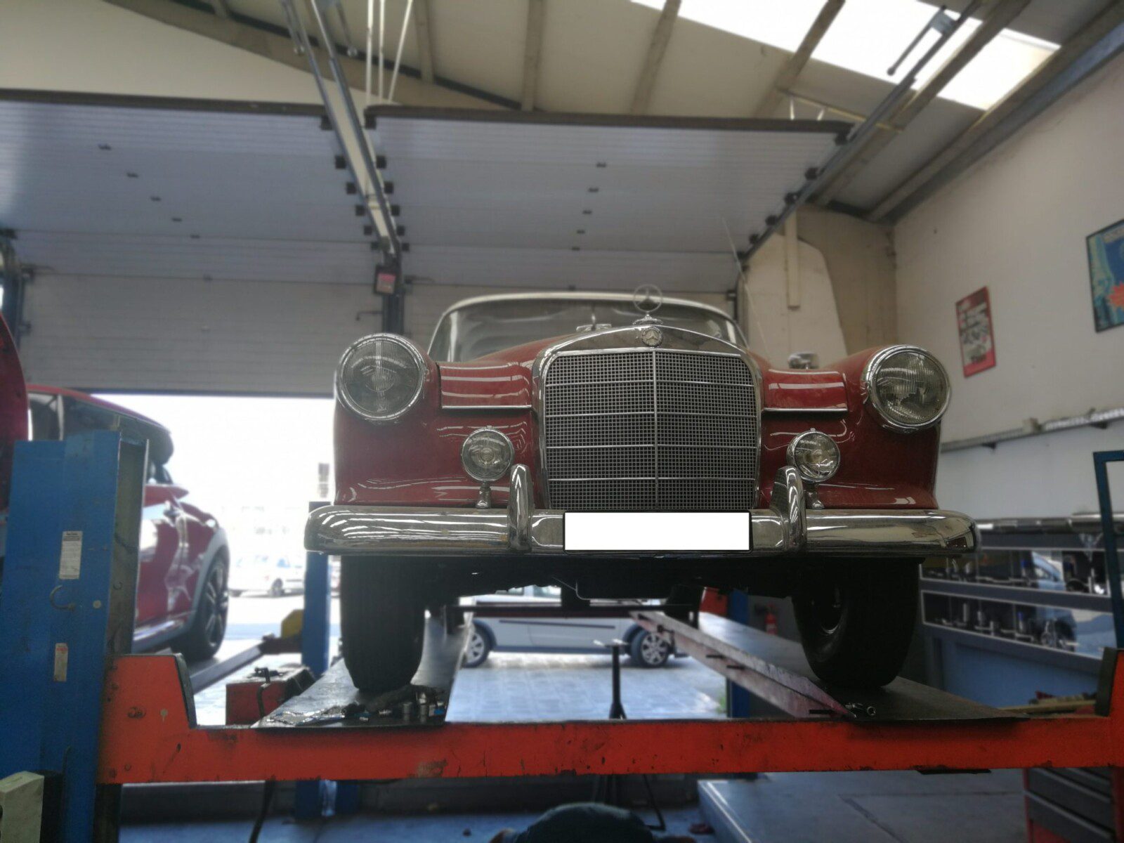 SILENCER APPLICATION ON MERCEDES 190 FROM 1962