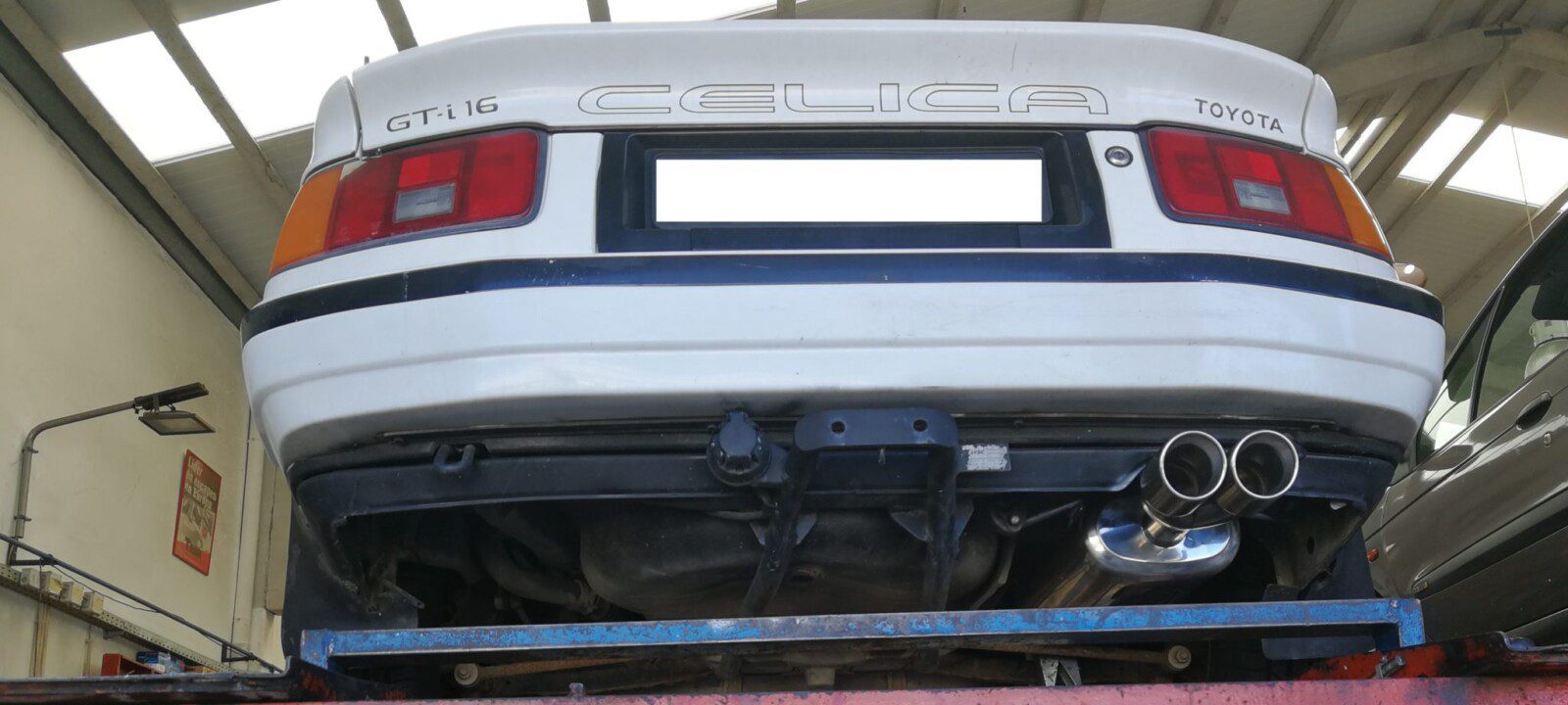 LINHA COMPLETA EM INOX NO TOYOTA CELICA GTI