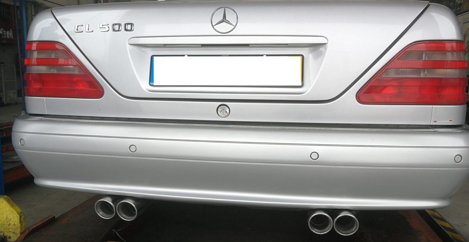 APLICACIÓN DE DOBLE SALIDA EN MERCEDES CL 500