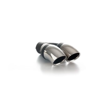 DOBLE COLA DE ESCAPE BAJA DE ACERO INOXIDABLE *71-063