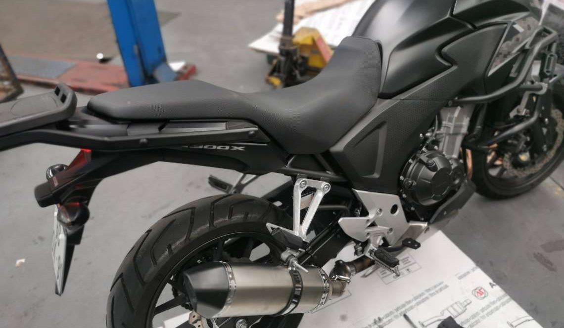 APLICAÇÃO DE PONTEIRA EM HONDA CB 500