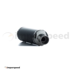 Ponteira de Escape Moto BLACK Saída inox Redonda 42 cm *71-093