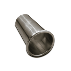 Ponteira de Escape redonda com Rebordo saída 13cm *75mm out