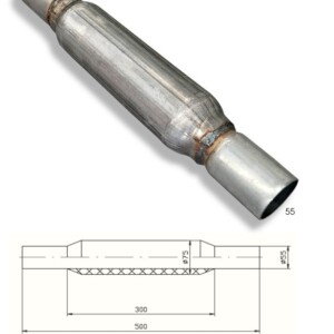Panela de escape redonda univ. ref. 00.19